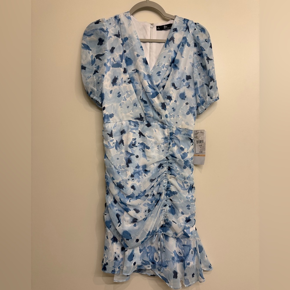 Floral Blue Dress